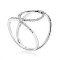 thumbnail image 2 of 14k White Gold Negative Space Marquise Shaped Diamond Fashion Ring, 2 of 3