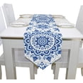thumbnail image 4 of SKYSONIC Table Runner Ornament Pattern Washable Table Cloth Runner for Holiday Home Wedding Table Top Decoration 13x90 Inches, 4 of 5