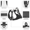 thumbnail image 4 of No Pull Dog Harness For Small Dogs Easy Walk Dog Vest Adjustable Collars Harnesses & Leashes Set Breathable Oxford Outdoor Walking Safety Reflective Strip Halloween Spooky Pumpkin French Bulldog, 4 of 9