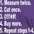 thumbnail image 3 of CafePress - Measure Twice, Cut Once... Dark T Shirt - Men's Classic Graphic Cotton T-Shirt, 3 of 4