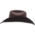 thumbnail image 2 of Silver Canyon Mens Shapeable Cattleman Cowboy Western Wool Hat, XX-Large - Brown, 2 of 6