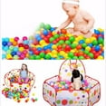 thumbnail image 1 of Honganda Secure Baby Kid Pit Toy Swim Fun Colorful Soft Plastic Ocean Ball 50mm, 1 of 8