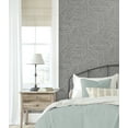 thumbnail image 6 of Stacy Garcia Home Pewter Etched Geometric Peel and Stick Wallpaper, 6 of 9