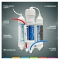 thumbnail image 2 of 3 Stage Reverse Osmosis Countertop Portable -Less Space Saver Water Universal Filtration System for Drinking Water or Aquarium Fish Filter NSF Certified 50 GPD Membrane Removal Rate 98%, 2 of 8