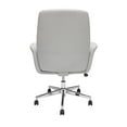 thumbnail image 6 of OFM Modern Fabric Upholstered Swivel Office Chair, Cushioned Arm Chair, in Gray (733-F-GRY), 6 of 17
