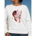 thumbnail image 2 of Asian Girl Demon Fox Mask Sweatshirt Women -Image by Shutterstock, Female x-Large, 2 of 4
