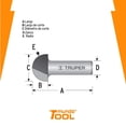 thumbnail image 2 of Broca Router Media Caña 3/4 Truper 11463 BROU-MC 3/4, 2 of 3