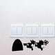 thumbnail image 2 of Pegatinas de pared Mouse Hole Pegatinas creativas para interruptores transferibles para dormitorio Decoración de oficina pequeñas pegatinas, 2 of 3