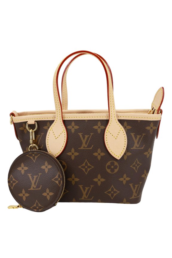Pre-Owned Louis Vuitton Neverfull BB Monogram Canvas Tote Bag Brown