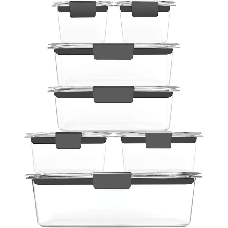 Rubbermaid 14-Piece Brilliance Food Storage Containers with Lids