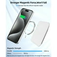 thumbnail image 3 of ExtreLife Magnetic Phone Wallet, Strong Magnetic Card Holder with 2 Card Slots Compatible for iPhone 17/16/15/14/13/12 Series, Slim Leather, Fits 7 Cards, 3 of 8
