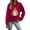 A815 Red, variant on Glisme Women's Halloween Sweatshirt Sweet Graphic Print Long Sleeve Round Neck Fall Season Tops Women Soft Sweatshirts
