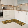 thumbnail image 2 of Bees and Honeycombs Kitchen Mat 2PCS Kitchen Rugs, Cushioned Anti Fatigue Non Skid Waterproof Floor Mats for Home,Office,Sink,Laundry,Desk, 2 of 6
