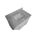 thumbnail image 4 of Eleanor 36" Bathroom Vanity with White Cabinet and Carrara Marble Top, 4 of 6