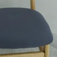 thumbnail image 4 of Dining Chair Slipcovers Protector Removable Short Stretch Spandex Dining Room Banquet Chair Seat Cover with Locking Buckle for Grey, 4 of 8