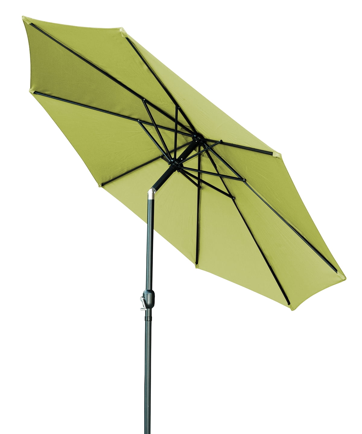 Trademark Innovations 10' Tilt Crank Market Patio Umbrella, Lt. Green