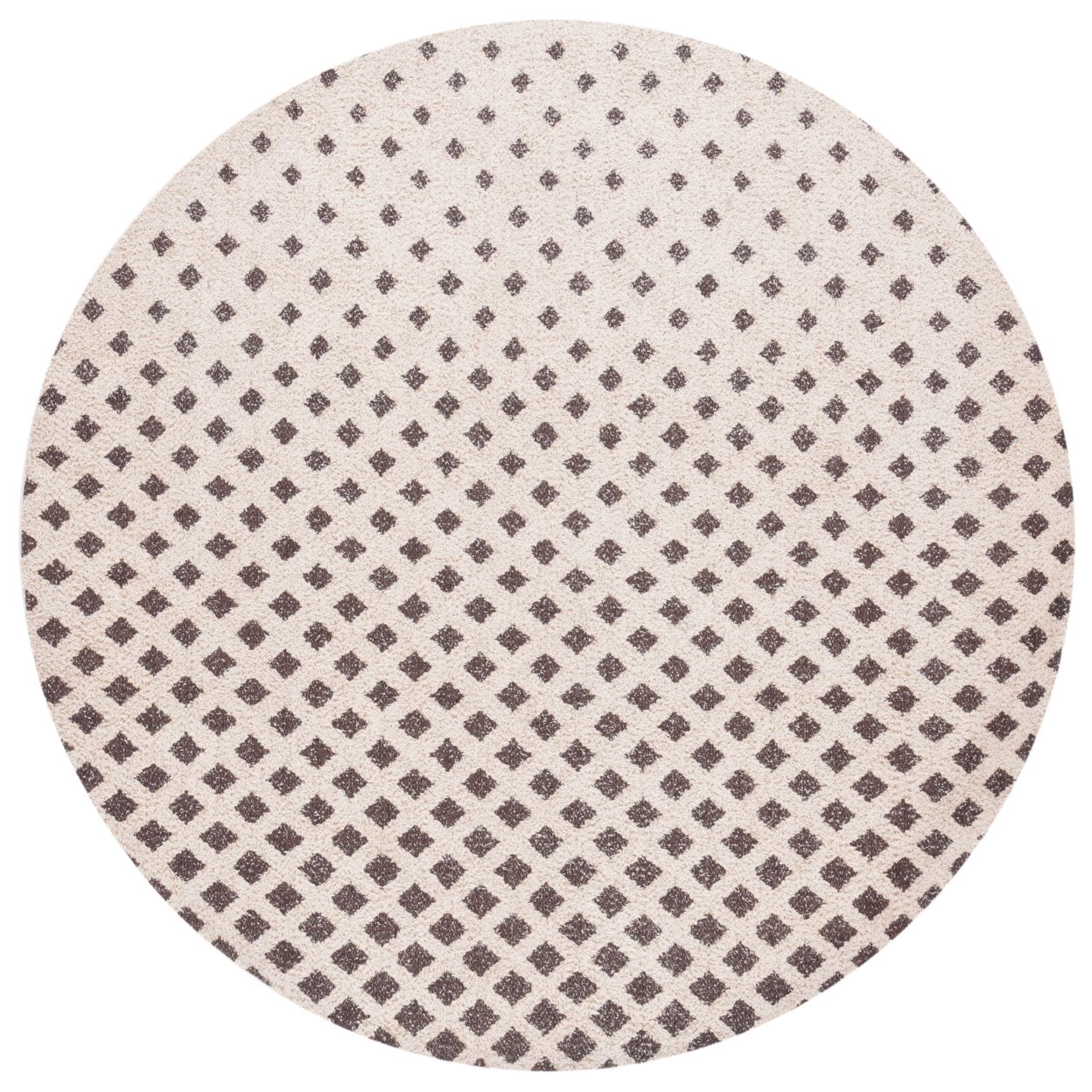 SAFAVIEH Classic Vintage Kaitlyn Checkered Area Rug, Natural/Ivory, 4' x 6'