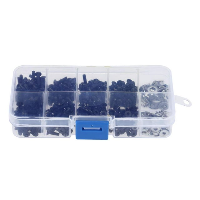 Juego de tornillos Zulema 180pcs M3 Caja de accesorios