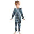 thumbnail image 6 of FORMRS Toddler Unisex Long Sleeve Top and Pants Pajama Set 2-Piece Sleepwear, Sizes 18M-8Y, Watercolor Sky Pattern, 6 of 6