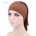 thumbnail image 2 of Women's Stretch Under Scarf Hijab Cap Solid Color Hijab Tube Under Caps Unisex Hijab Hats, 2 of 7
