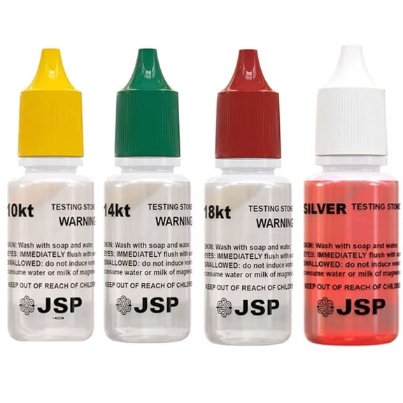 Gold Silver Jewelry Fresh Testing Acid Kit 10K 14K 18K Sterling 999