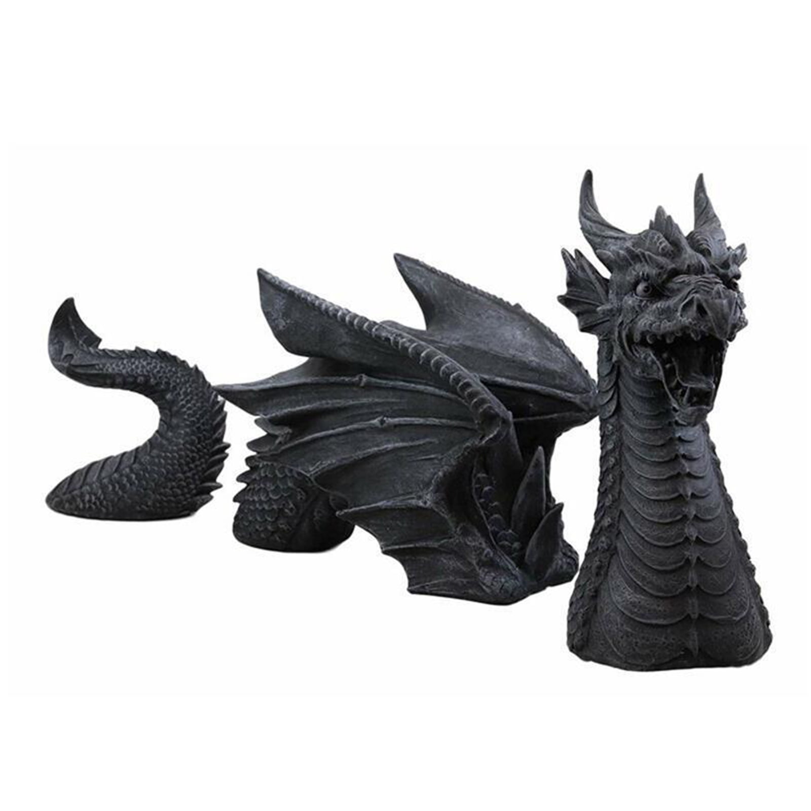 Explosive resin gardening dragon ornaments Threesection flying dragon