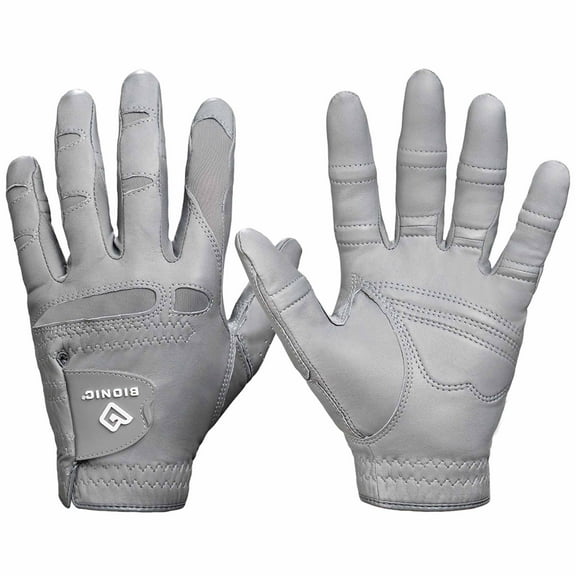 Bionic Gloves Men's StableGrip 2.0 Golf - Left - Gray - 3XLarge