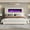 Beige, variant on Merluxy Modern 60.4" H King Size Bed Frame with Fireplace and Tall Headboard, Cream Wingback Platform