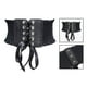 thumbnail image 5 of Cinturón de corsé elástico para mujer, faja elástica con borlas, accesorios de encaje, correa debajo del pecho para vestidos, negro1 Soledad Cinturón, 5 of 10