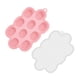 thumbnail image 1 of Moldes de silicona para hacer hielo Cateissary duraderos y fáciles de deformar y congelar rosa, 1 of 6