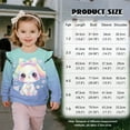 thumbnail image 7 of Yuyamidu Girls Puppy Sweatshirt Size 7-8 Y2K Graphic Crewneck Sweatshirt Ruffle Long Sleeve Top Lightweight Soft Workout Pullover Casual Fall Outfits, 7 of 7