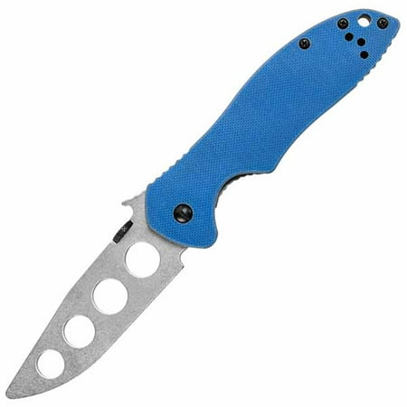 Kershaw Emerson’s E-Train Pocket Knife (6034TRAINER) Specially Designed Unsharpened 3.2” Blade and Patented Wave Shape Opening Feature Helps New Users Develop Skill, Precision and Tactical (Best Knife Blade Shape)