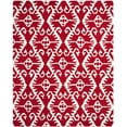 thumbnail image 2 of SAFAVIEH Wyndham Dzvonko Southwestern Wool Area Rug, Red/Ivory, 8' x 10', 2 of 7