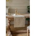 thumbnail image 3 of XINQIHANG Burlap Style Farmhouse Table Runners 60 Inches Long, Beige Rustic Woven Dining Table Runner for Everyday Use, 14x60 Inches, Oatmeal Beige, 3 of 7