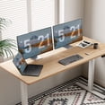 thumbnail image 5 of Electric Standing Desk Adjustable - 48 x 24 Inch Sit Stand up Desk with Cable Management - 3 Memory Preset Adjustable Height Desk Computer Home Office Desk, 5 of 8