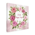 thumbnail image 4 of Canvas Wall Art - Jean Plout 'Happy Couple' Wall Art for Living Room, Bedroom, or Office Décor by Trademark Fine Art - 14 x 14 Inches, 4 of 4