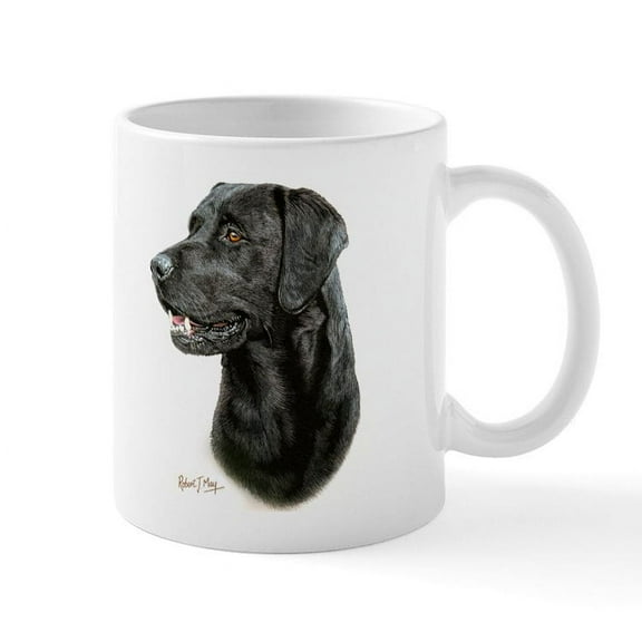 CafePress - Labrador Retriever (Black) Mug - 11 oz Ceramic Mug - Novelty Coffee Tea Cup