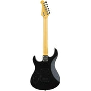 Yamaha Pacifica PAC612VIIFM Flame Maple Electric Guitar Transparent Black