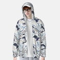 thumbnail image 2 of Fotbe Sea Animal Chaqueta con Protección Solar UPF 50+ para Hombre y Mujer, Camisa con Capucha y Bolsillos-X-Large, 2 of 7