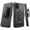 thumbnail image 2 of Compatible for Alcatel TCL A3X A600DL Case with Holster Belt Clip Hybrid Shockproof Protective Phone Cover with Kickstand - Black, 2 of 7