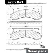 Centric 106.04501 Brake Pad Fits select: 1976-1985 FORD F250, 1976-1985 FORD F350