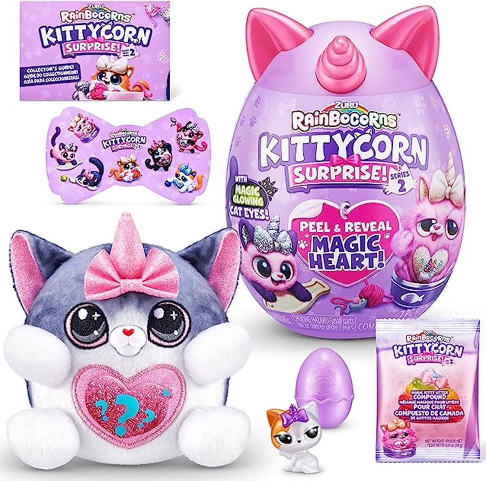えっこ様·͜·ᰔᩚ3roomコロンコロンバッグ他 虹猫本舗ꔛ‬ෆコヤンイサムチョン Rainbocorns Series 2 Exotic Cat Mystery Egg Plush, Over 10