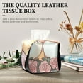 thumbnail image 4 of Cute Cat Lover Tissue Box Cover Leather Square Rectangle Tissue Box Holder for Bathroom Living Room Desk Office Decor, 4 of 7