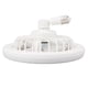 thumbnail image 4 of Ventilador de techo con luz de 30 W, ángulo ajustable de 9,8 pulgadas, control remoto, aroma, 3 velocidades, temperatura de color, E27, 86-265 V, 4 of 15