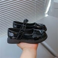 thumbnail image 4 of Girls Dress Shoes Mary Jane Flats Back to School Party Wedding Shoes(Toddler/Little Kid/Big Kid) Black 12 Little Kids, 4 of 5