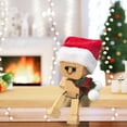 thumbnail image 3 of Wiggle Wooden Figurine | 12 Magnetic Facial Expressions | Funny Dashboard & Desk Decor（C 1PCS）, 3 of 6