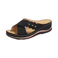 thumbnail image 2 of Willtoo Orthopedic Casual Sandals for Women Non Slip Slip on Arch Support Flat Wedge Sandals Wide Width Sneakers 2026 Soft Foam Shoes, 2 of 7