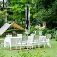 thumbnail image 2 of Housse de Protection pour Parasol en PVC Transparent avec Fermeture Éclair pour Auvent Extérieur de 8 Pieds, 2 of 7