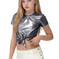 thumbnail image 2 of Niños Disfraces Niños Primavera Verano Color Sólido Carnaval Festa Festival Desempeño Cuello Redondo Camiseta Top para Niño Pequeño, 2 of 9