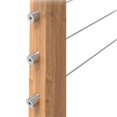 thumbnail image 2 of 40 Pack 3/8In Stainless Steel Cable Railing Kit Angle Beveled Washer 25 30 35 Degrees for Deck Stai, 2 of 4